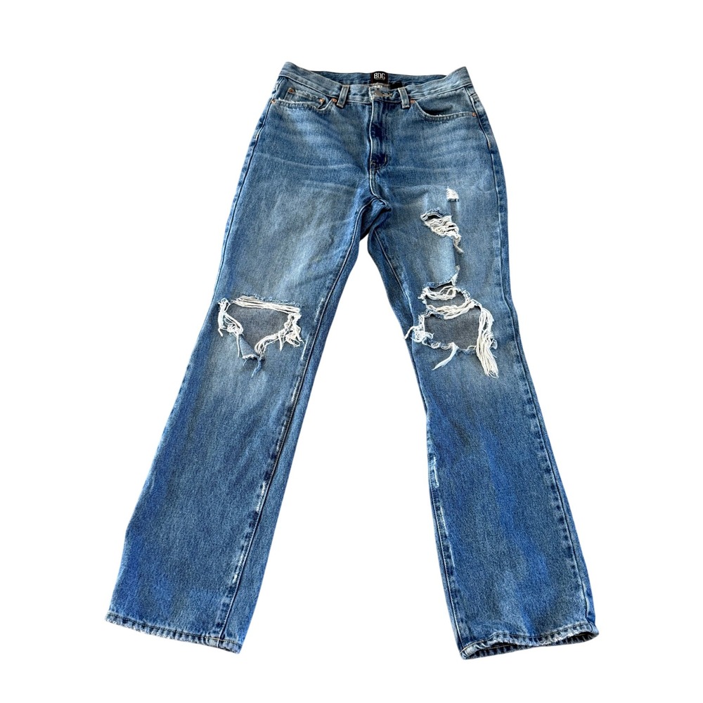 BDG Urban Outfitters Distressed Bootcut Jeans Medium Wash Blue Size 28